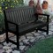 Highwood Usa 5ft Lehigh Garden Bench Outdoor Furniture for Patio, Backyard, Garden AD-BENW1-BKE - alternate 2